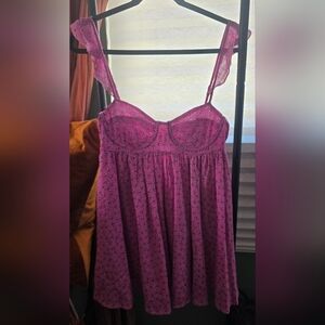 Sky to Moon Pink Floral Dress